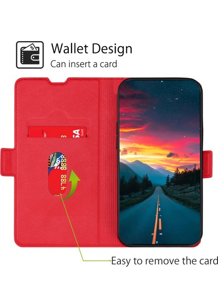 Honor X9A 5g / X40 5g / Magic5 Lite 5g, Pu Deri Stand Kartı Sahibi Telefon Kapağı (Yurt Dışından)