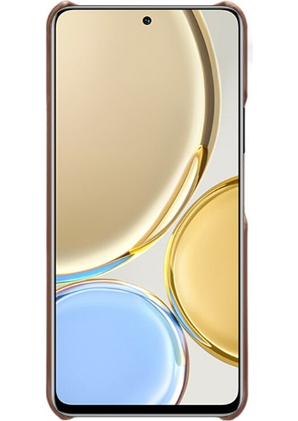 Honor X30/MAGIC4 Lite 5g/x9 5g/x9 4g Ince Ince Telefon Kapağı Kırdırmaya Dayanıklı Dokulu Pu Deri Kaplamalı Pc Telefon Kılıfı (Yurt Dışından)