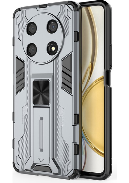 Onur Için X30 / X9 5g / Magic 4 Lite 5g Şok Geçirmez Yumuşak Tpu Sabit Pc Cep Telefon Kılıfı ile Kickstand ile (Yurt Dışından)