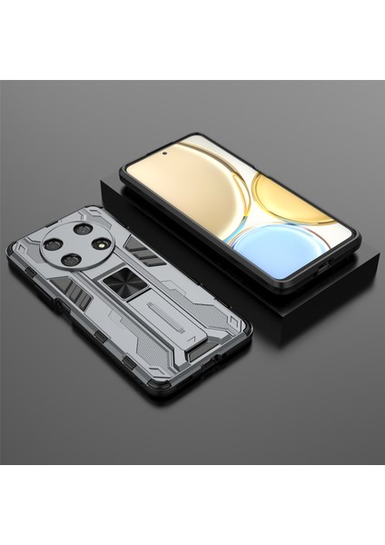 Onur Için X30 / X9 5g / Magic 4 Lite 5g Şok Geçirmez Yumuşak Tpu Sabit Pc Cep Telefon Kılıfı ile Kickstand ile (Yurt Dışından) indirimleri