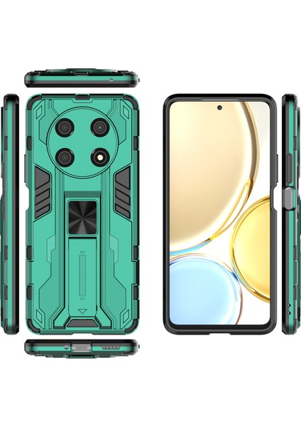 Onur Için X30 / X9 5g / Magic 4 Lite 5g Şok Geçirmez Yumuşak Tpu Sabit Pc Cep Telefon Kılıfı ile Kickstand ile (Yurt Dışından) fırsatları