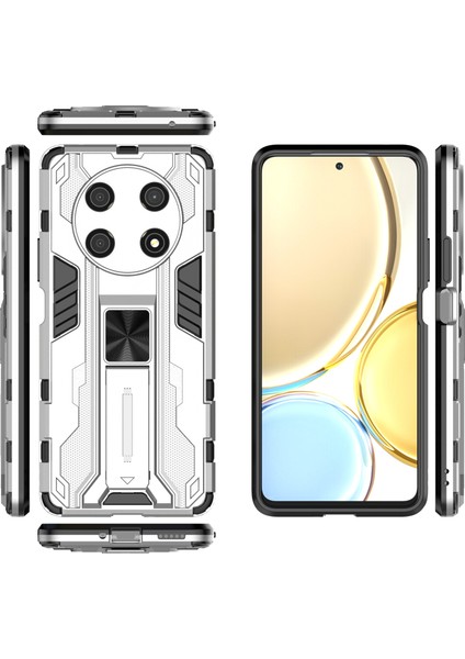 Onur Için X30 / X9 5g / Magic 4 Lite 5g Şok Geçirmez Yumuşak Tpu Sabit Pc Cep Telefon Kılıfı ile Kickstand ile (Yurt Dışından) fırsatları