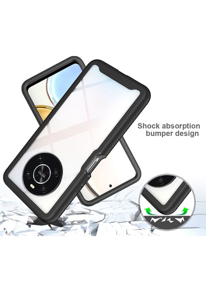 Onur Için X9 4g / 5g / X30 5g / Magic4 Lite 5g 3 3-1 Arada Pc + Tpu Pet Ekran Koruyucu ile Tam Koruma Telefon Kılıfı (Yurt Dışından) modelleri
