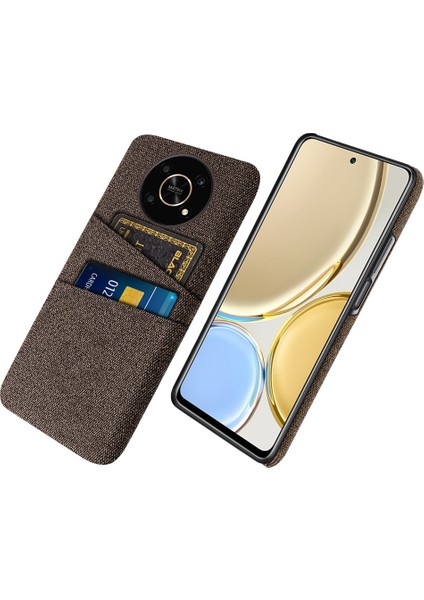 Honor Için Magic4 Lite 5G/X30/X9 4g/x9 5g Çift Kart Yuvaları Kumaş + Pc Geri Kılıf Kişisi Doku Koruyucu Telefon Kapağı (Yurt Dışından)