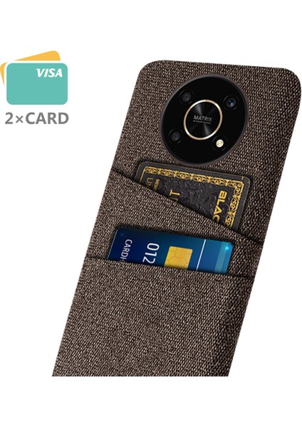 Honor Için Magic4 Lite 5G/X30/X9 4g/x9 5g Çift Kart Yuvaları Kumaş + Pc Geri Kılıf Kişisi Doku Koruyucu Telefon Kapağı (Yurt Dışından) fiyatları
