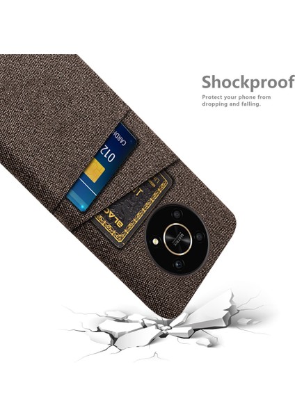 Honor Için Magic4 Lite 5G/X30/X9 4g/x9 5g Çift Kart Yuvaları Kumaş + Pc Geri Kılıf Kişisi Doku Koruyucu Telefon Kapağı (Yurt Dışından) fırsatları