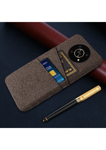 Honor Için Magic4 Lite 5G/X30/X9 4g/x9 5g Çift Kart Yuvaları Kumaş + Pc Geri Kılıf Kişisi Doku Koruyucu Telefon Kapağı (Yurt Dışından) indirimleri