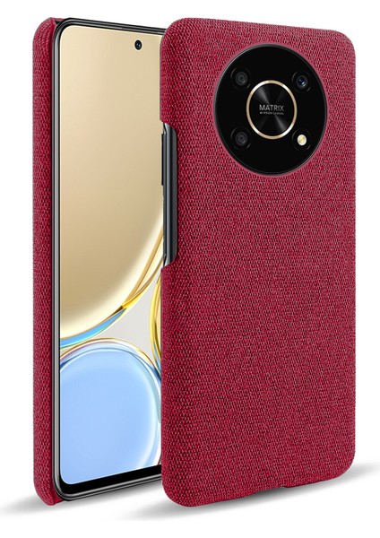 Onur Için X30/X9 5g/magic 4 Lite 5g Düz Renkli Bez Kaplamalı Telefon Kılıfı Kapak Kapak Sert Pc Koruyucu Kapak (Yurt Dışından)