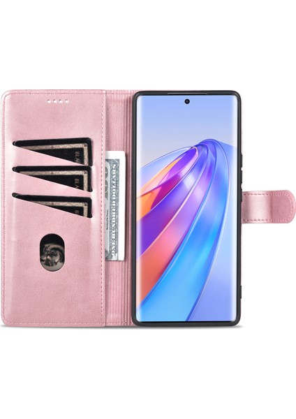 Azns Onur X40 5g / X9A 5g / Sihirli5 Lite 5g Telefon Koruyucu Flip Kapak Şok Geçirmez Pu Deri + Tpu Iç Kasa Standı (Yurt Dışından) modelleri
