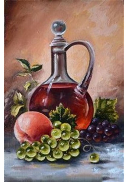 Şık Sürahi ve Meyveler Pixart Sanat Elmas Mozaik Tablo Diamond Türkiye 36*53
