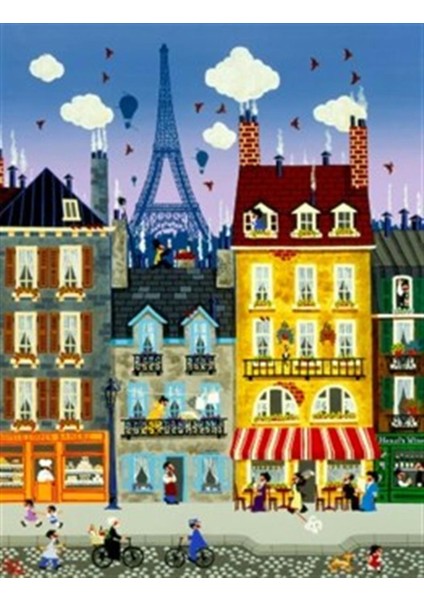 Modern Paris Pixart Sanat Elmas Mozaik Tablo Diamond Türkiye 51*66