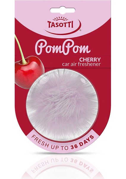 Pom Pom (Cherry) Kiraz Esanslı Ayna Altı Asma Koku