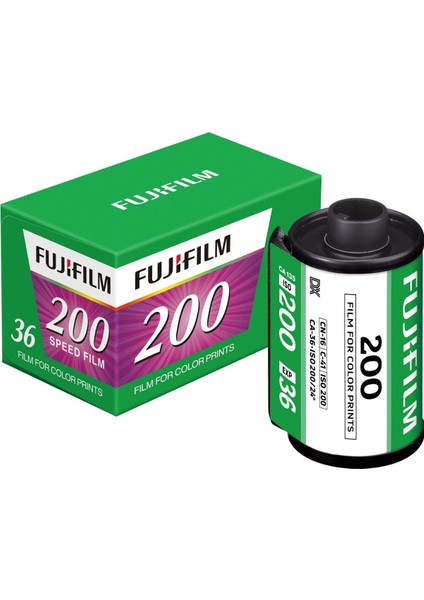 Fujicolor 36'lık Film 200-200ASA 35MM Film -Puffy Sticker