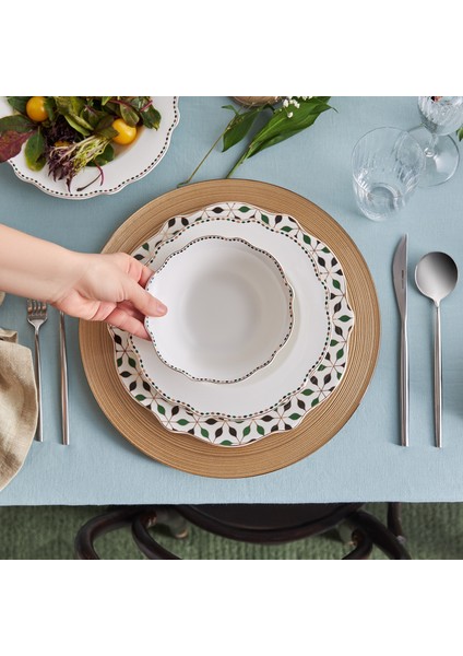 Almond Tropez 24 Parça 6 Kişilik Porselen Yemek Takımı fiyatları