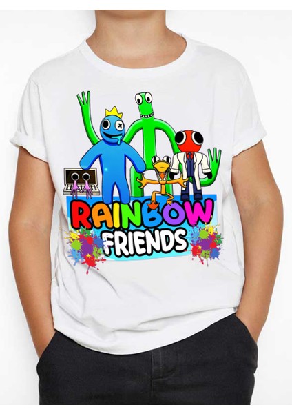 Rainbow Friends Çocuk Tişört Unisex