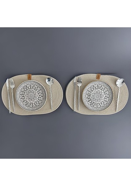 Oval Supla Amerikan Servis 6'Lı Naturel Oval Supla No: 2 fiyatları