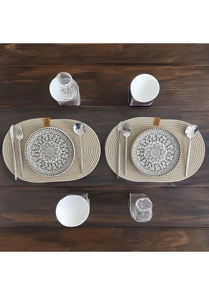 Oval Supla Amerikan Servis 6'Lı Naturel Oval Supla No: 2 modelleri