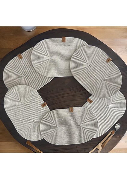 Oval Supla Amerikan Servis 6'Lı Naturel Oval Supla No: 2 indirimleri