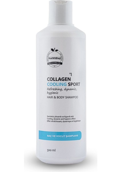 Collagen Cooling Sport Shampoo 500ML