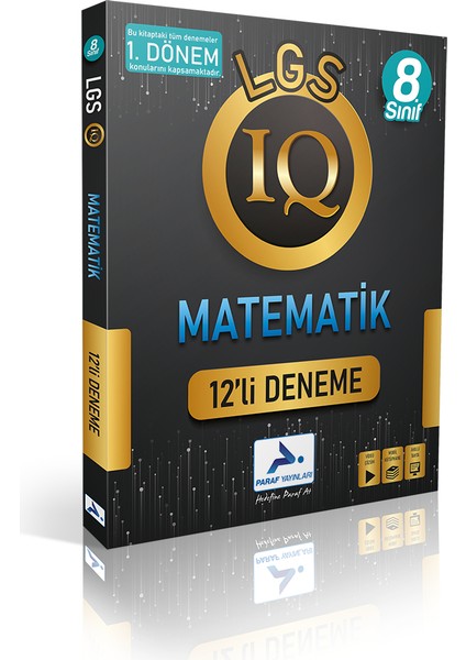 2023 LGS 8. Sınıf 1. Dönem IQ Matematik 12'li Deneme