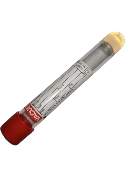 Vacuette Kan Alma Tüpü Jelli 8 ml Clot Aktivatör