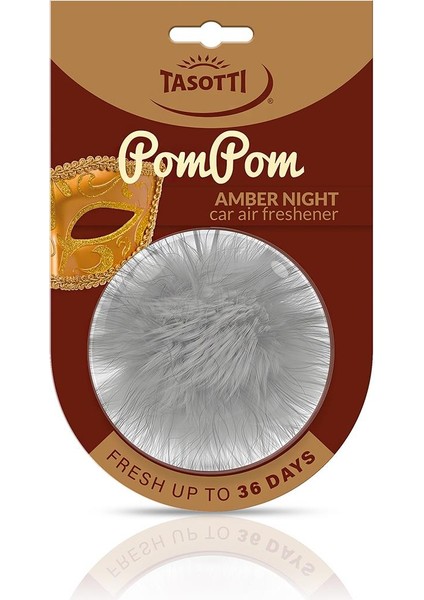 Pom Pom (Amber Night) Odunsu-Çiçeksi Esanslı Ayna Altı Asma Koku