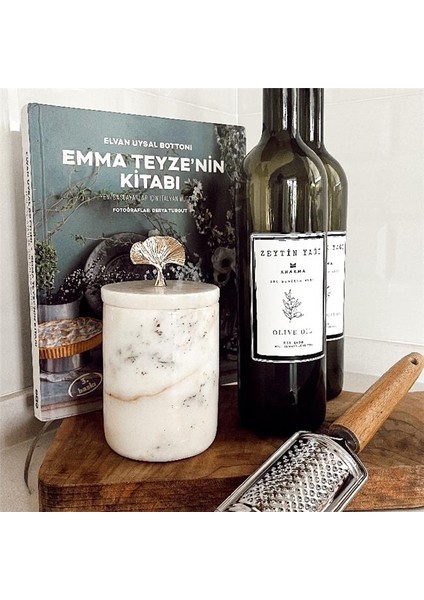 Mermer Beyaz Ginkgo Baharatlık modelleri