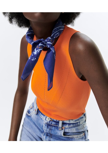 Etnik Desen Pamuk Bandana modelleri