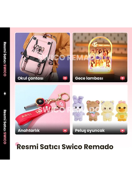 Swico Remado K-Pop Twıce Anahtarlık (Yurt Dışından)