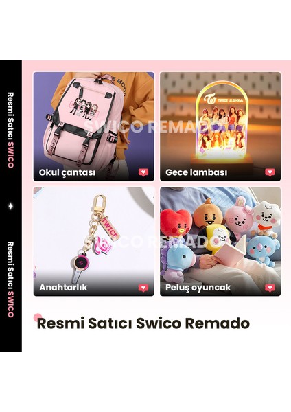 Swico Remado K-Pop Twıce Anahtarlık (Yurt Dışından)