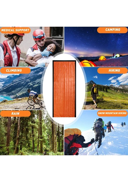 Acil Hayatta Kalma Uyku Tulumu 2'li Paket (Yurt Dışından) indirimleri