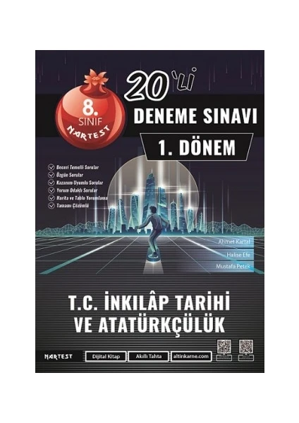 Nartest Yayınevi 8. Sınıf 1. Dönem Mod 20 T.C. İnkılap Tarihi ve Atatürkçülük Dene