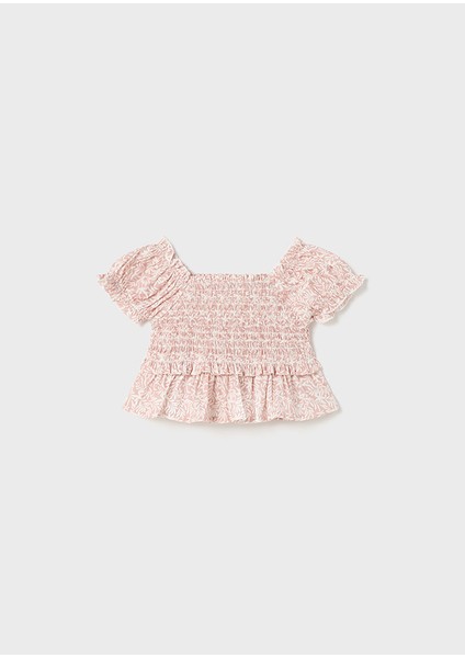 Kız Bebek Petekli Bluz Pembe 1193 modelleri