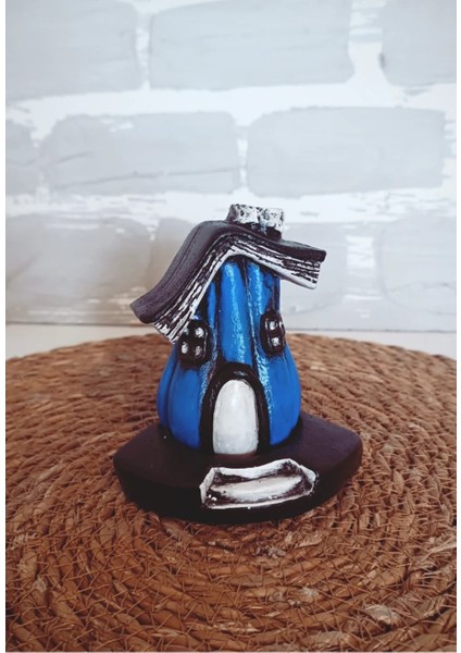 Mini Kabak Ev Tütsülük Farklı Renklerde 1 Adet