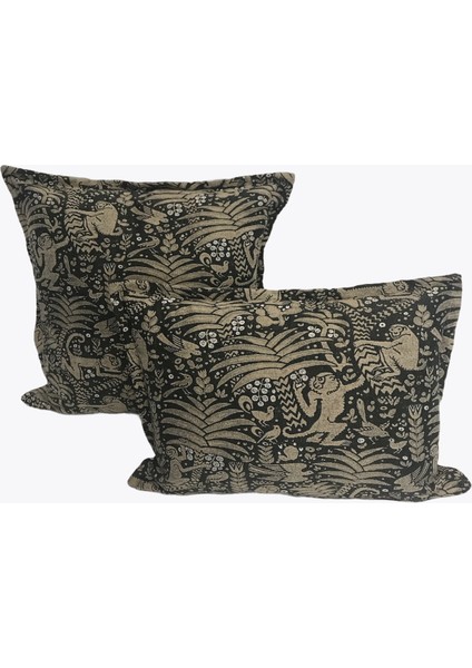 Palmiye Maymunu Kırlent Kılıf Takımı 50x50 Cm - 50x50 Cm - 35x50 Cm - 35x50 Cm fiyatları