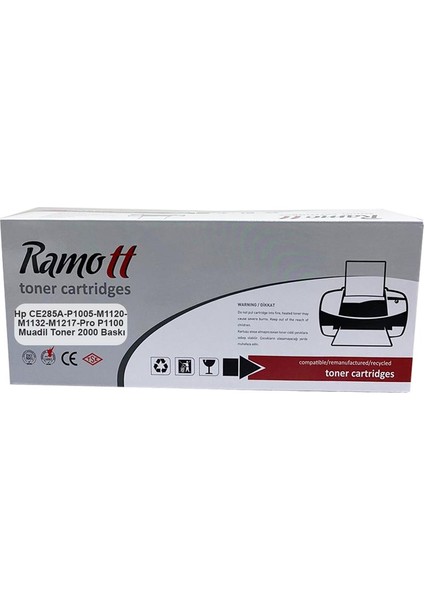 Canon I-Sensys LBP-3010-LBP-3100-LBP-3050-CRG-725-CE285A Muadil Toner 2000 Baskı