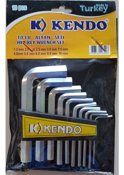 Kendo Alyan Seti Allen Takımı 10'lu Eko Set