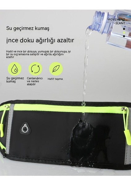 Spor Koşu Eğlence Bel Çantası Şantiye Taşınabilir Taşınabilir (Yurt Dışından)
