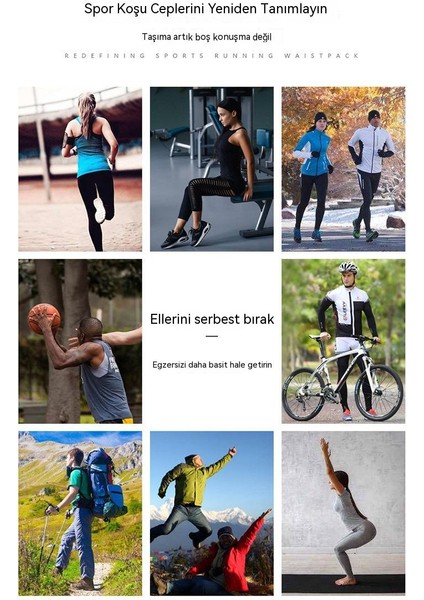 Spor Koşu Eğlence Bel Çantası Şantiye Taşınabilir Taşınabilir (Yurt Dışından) modelleri