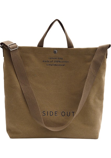 2023 Yeni Büyük Kapasiteli Öğrenci Retro Tite Çantası Okul Çantası Omuz Çantası (Yurt Dışından)