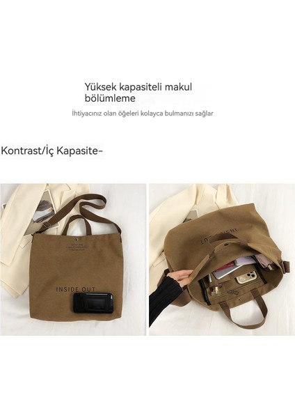 2023 Yeni Büyük Kapasiteli Öğrenci Retro Tite Çantası Okul Çantası Omuz Çantası (Yurt Dışından) fırsatları