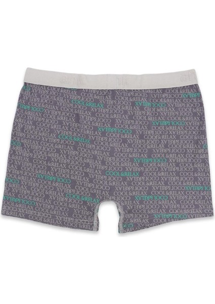 1267 Erkek Lycralı Penye Boxer