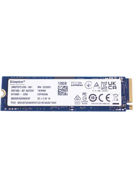 128GB M.2 NVMe SSD