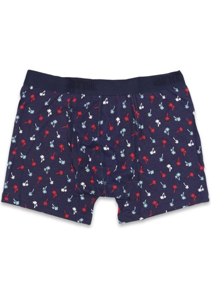 1267 Erkek Lycralı Penye Boxer