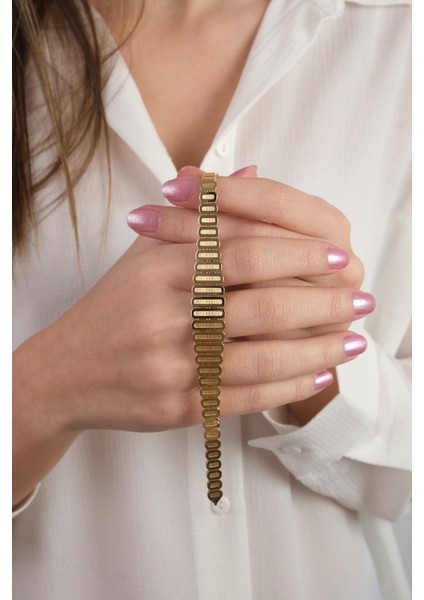 Güzide 14 Ayar Altın Sade Bileklik modelleri