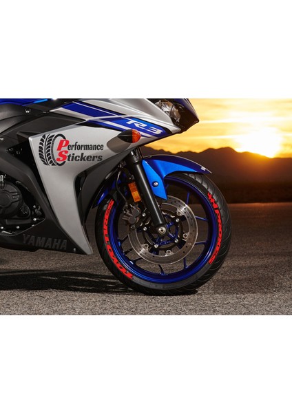 Toyo Tres Proxes Motorsiklet Lastik Yazısı Sticker 4 Adet