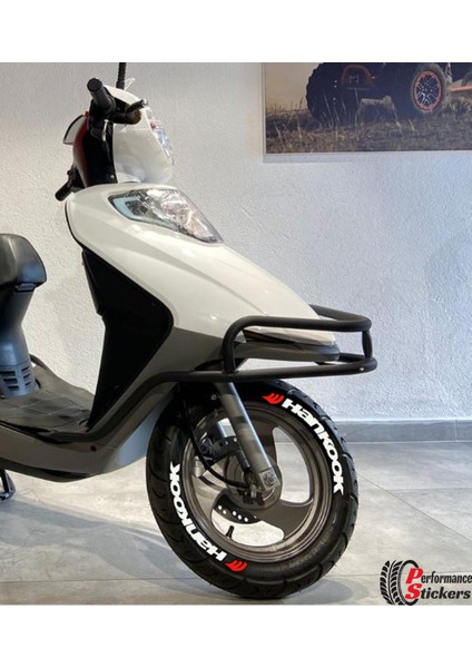 Ps Stickers Hankook Motorsiklet Scooter Lastik Yazısı Sticker 8 Adet