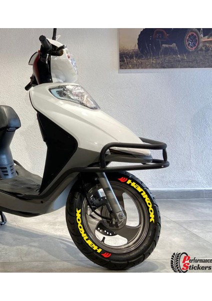 Hankook Scooter Lastik Yazısı lastik Stickeri 8Adet tüm 10-14inç lastiğe uygun