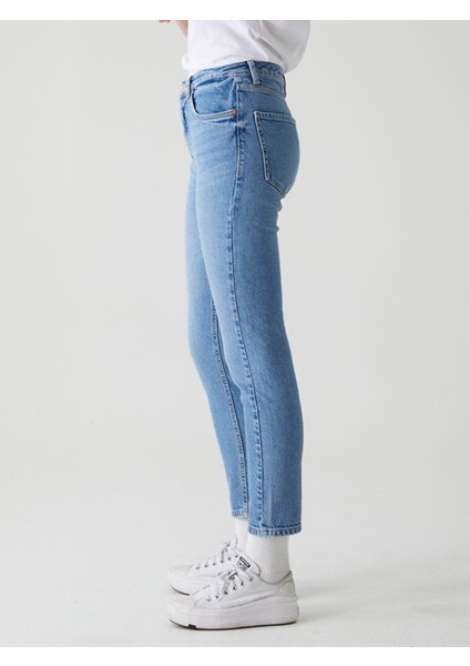 KadınRonna X Yüksek Bel Slim Jean Pantolon