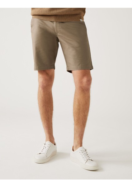 Regular Fit Chino Şort